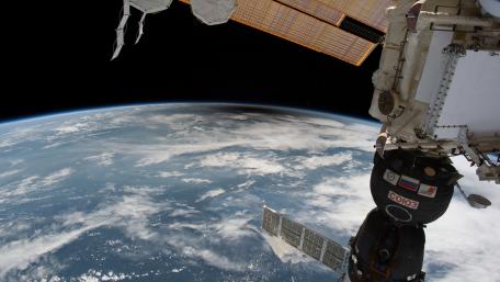 The Umbra of a Solar Eclipse Viewed from Space wallpaper