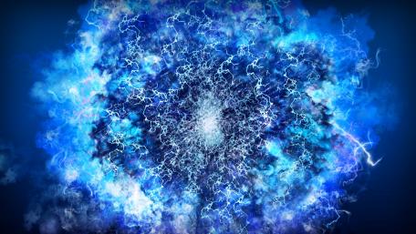 Blue energy wallpaper