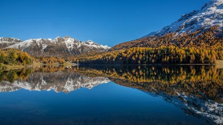Lake St. Moritz wallpaper