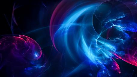 Blue abstract lights wallpaper
