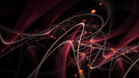 Light waves in the darkness wallpaper