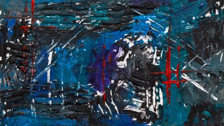 Modern abstract painting wallpaper