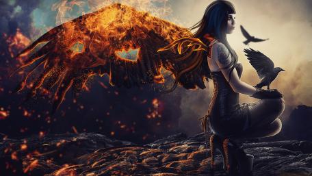 Gothic Angel wallpaper