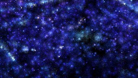 Blue fractals wallpaper