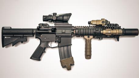 Sophisticated M4 Carbine Rifle Display wallpaper