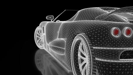 Mesh car wallpaper