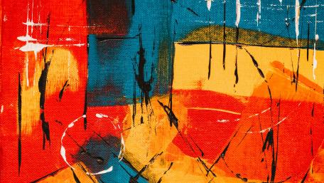 Abstract acrylic painting art wallpaper