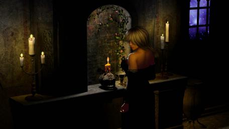 Gothic girl fantasy art wallpaper