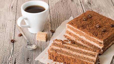 Coffee Layered Delight wallpaper