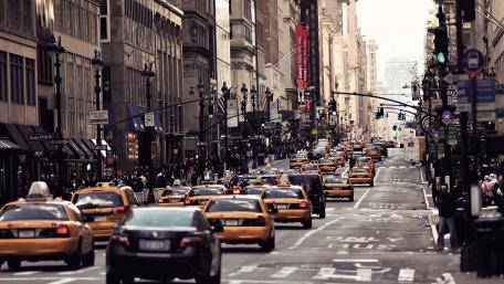 New York City street wallpaper