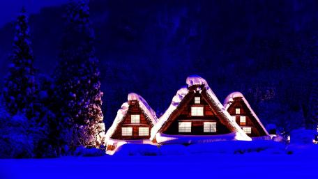 Chalets wallpaper