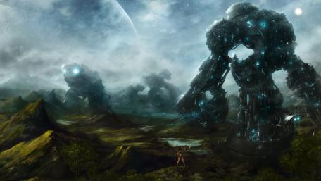 Giant robot wallpaper