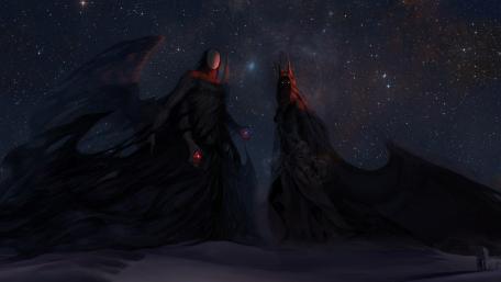 Mystical dark angel wallpaper