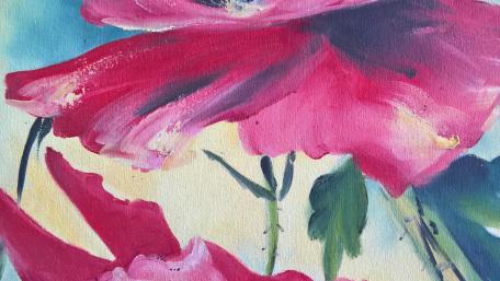 Vibrant Pink Blooms in Full Bloom wallpaper