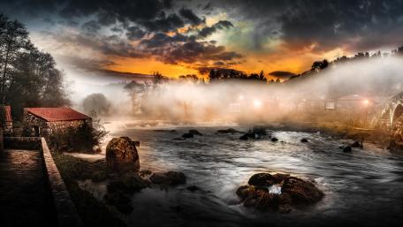 Tambre River (Spain) wallpaper