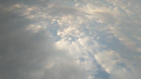 Soft Blue Sky with Whispy Clouds Wallpaper wallpaper
