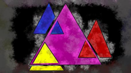 3 Colors in 4 Things wallpaper