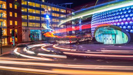 Bullring Light Trails wallpaper