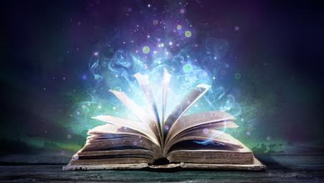 Magic book wallpaper
