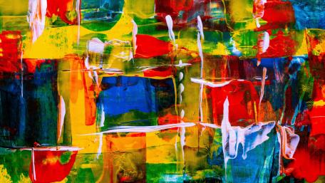 Colorful abstract painting wallpaper