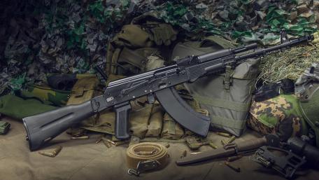 Dedicated Soldier's Arsenal Ready for Deployment wallpaper