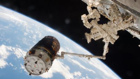 The Japanese HTV-6 Cargo Vehicle wallpaper