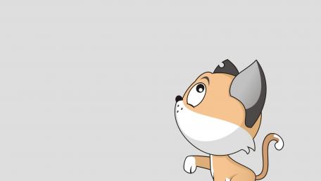 Cartoon cat wallpaper
