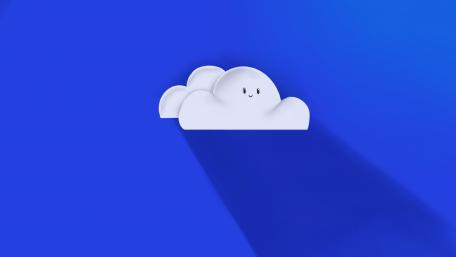 happy cloud wallpaper