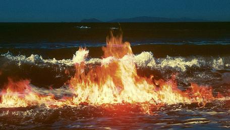 Fire in the Water wallpaper