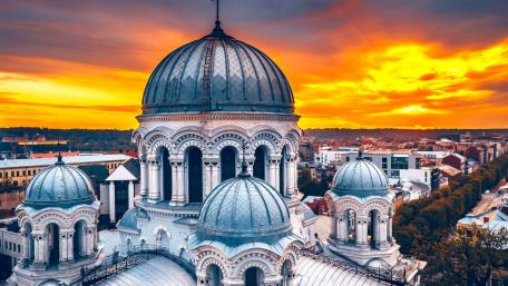 Garrison Church in Kaunas, Lithuania wallpaper