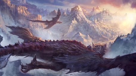 Dragons Digital Art wallpaper