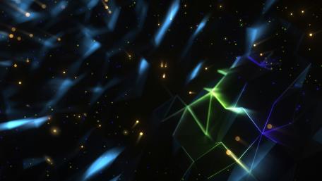Mystical Night: A Dance of Light and Shadow wallpaper