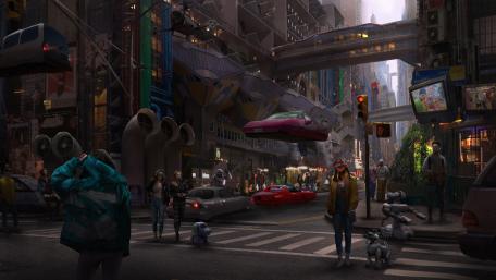 Sci Fi City wallpaper