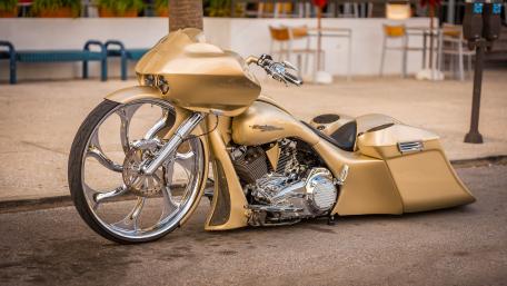 Harley Davidson chopper wallpaper