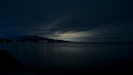 Night seascape wallpaper