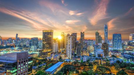 Bangkok downtown wallpaper