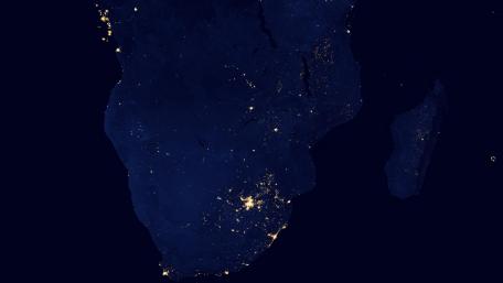 Night Lights of Southern Africa & Madagascar wallpaper