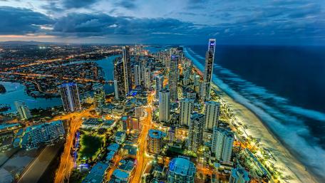 Queensland bird's-eye view wallpaper
