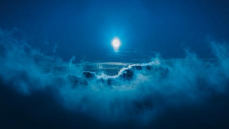 Blue night wallpaper