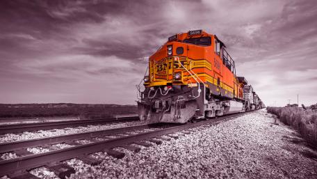 Red BNSF train wallpaper