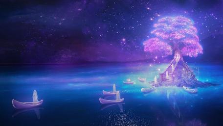 Souls in the boats wallpaper