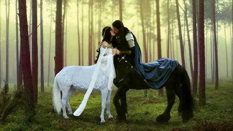 Centaur love wallpaper