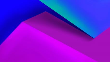 Vibrant Geometric Harmony in Blue and Violet Shades wallpaper