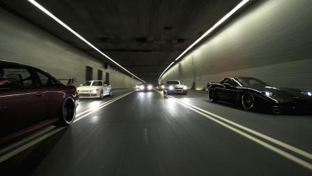 Tunnel Velocity Chase wallpaper