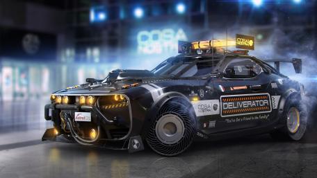 Cyberpunk car - backiee