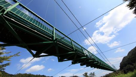 Momijidani Suspension Bridge wallpaper