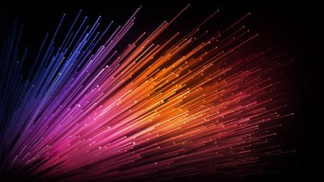 Colorful fibers wallpaper