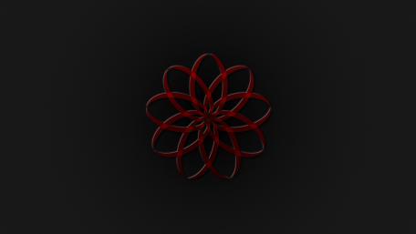 Red-visual wallpaper