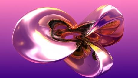3D abstract computer graphics wallpaper
