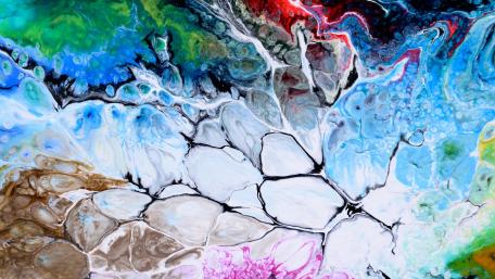 Modern abstract art wallpaper